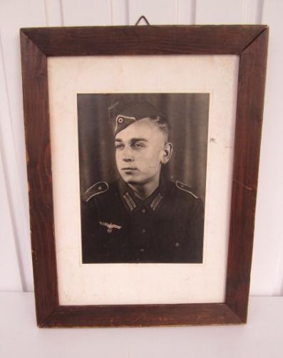 Wehrmacht Portrait Picture in its original frame