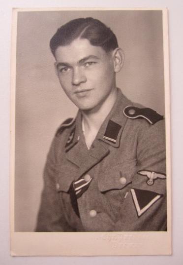 WaffenSS Portrait Photograph   