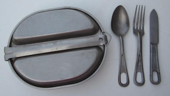 US WW2 Mestin Spoon Fork and Knife