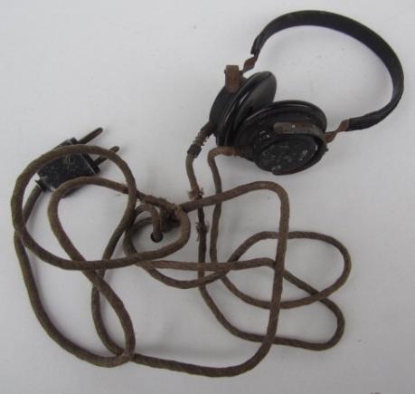 Wehrmacht Transmitter/Radio Headphone set