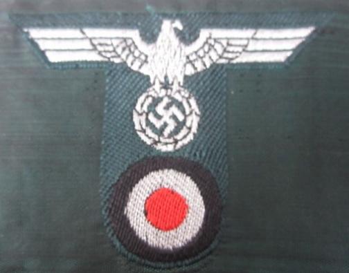 Wehrmacht BeVo T shape Officers Cap Eagle