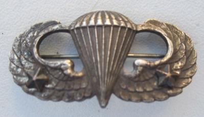 US WW2 Para Jump Wing with Combat Stars