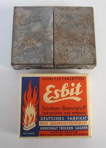 Wehrmacht Esbit Cooker with original Fuel Blok