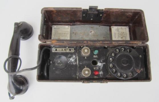 Wehrmacht Siemens W/OB 35 Fieldphone