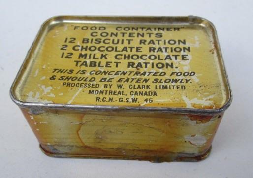 Canadian WW2 Ration