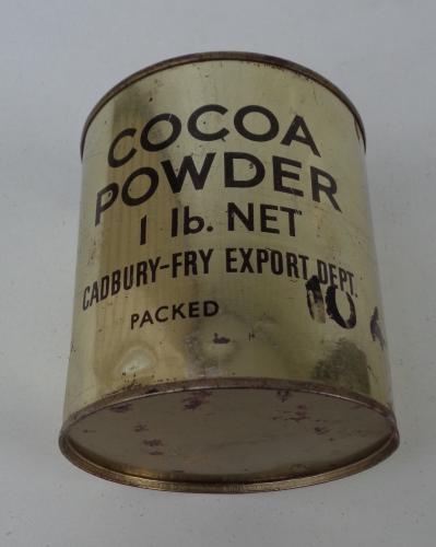 British WW2 Cocoa Powder in metal can