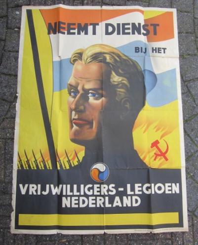 WaffenSS Poster Vrijwilliger Legioen Nederland