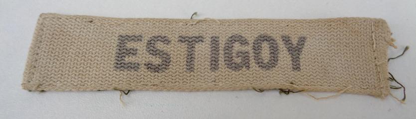 US WW2 name Tag 