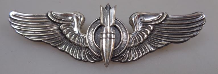 USAAF WW2 Stirling Silver Bombadier Wing