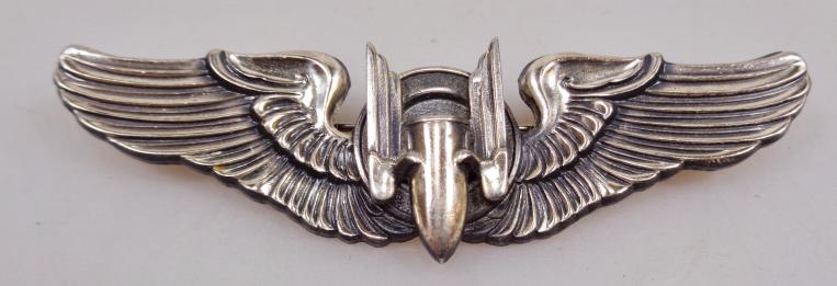 USAAF WW2 Stirling Silver Airgunner Wing