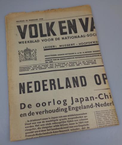 Dutch NSB Newspaper Volk en Vaderland