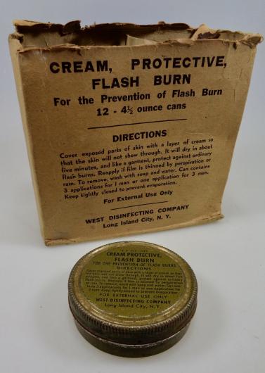 US WW2 Flash-Burn Cream