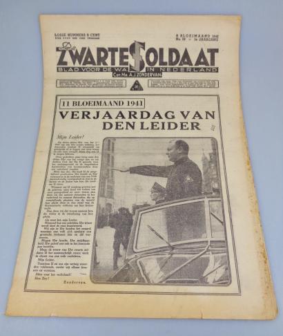 Dutch NSB Newspaper De Zwarte Soldaat