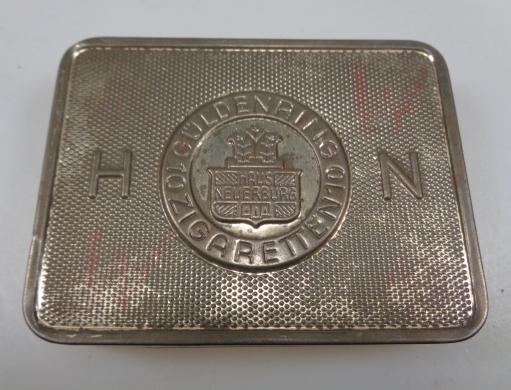 Wehrmacht era metal Cigarettes can Tropen-Packung