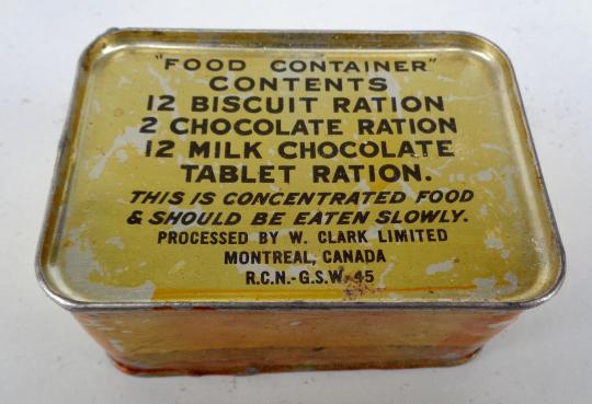 Canadian WW2 Ration 