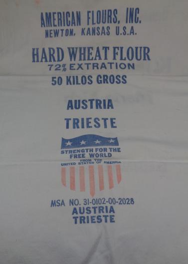 US WW2 Flour/Meal Bag Food Aid