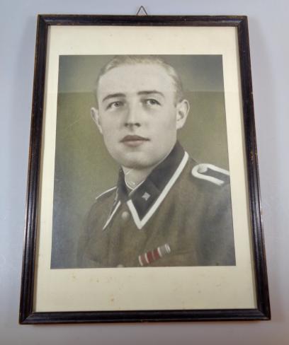 WaffenSS Framed Photograph