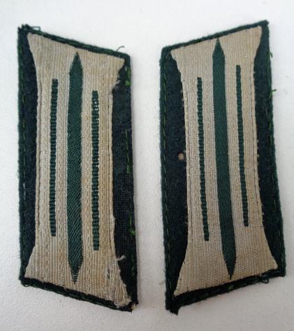 Wehrmacht Collar Tabs (Einheits Litze)