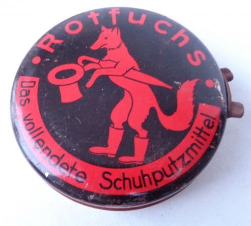 German WW2 era Shoe Polish Can