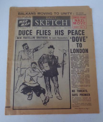 British WW2 Newspaper Daily Sketch