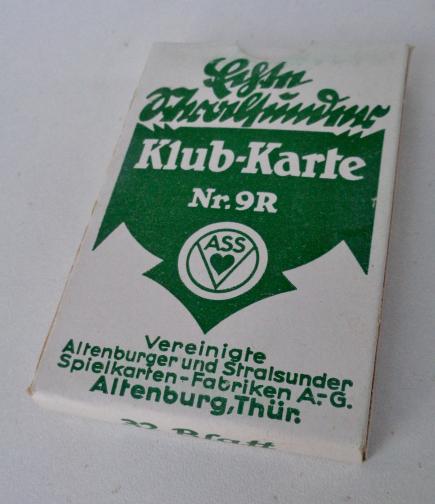 Wehrmacht era Card Game (Klub)