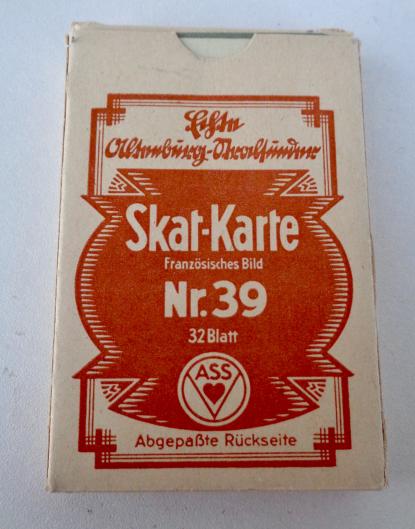 Wehrmacht era Card Game (Skat)