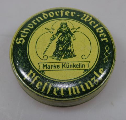 German Wartime metal Mints Can