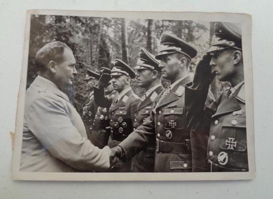 Official Press Photo of Hermann Göring & Fallschirmjägers