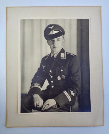Luftwaffe Hermann Göring Division NCO Photograph