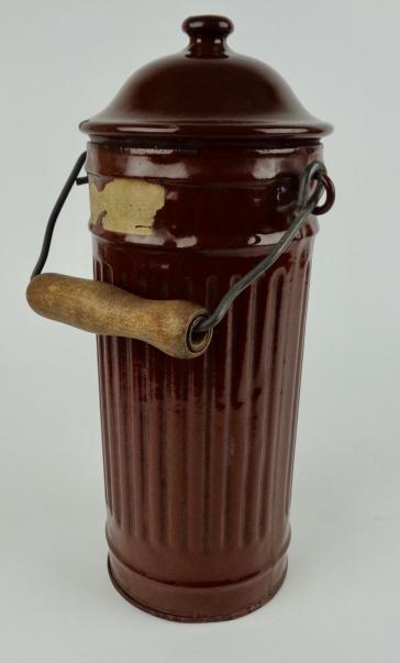 Milk can made from former M31 Gasmask cannister