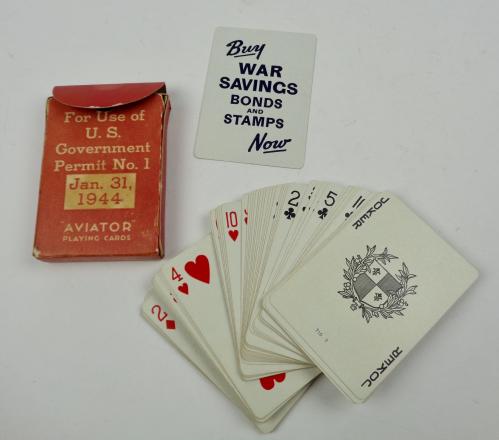 US WW2 Red Cross Playing Cards