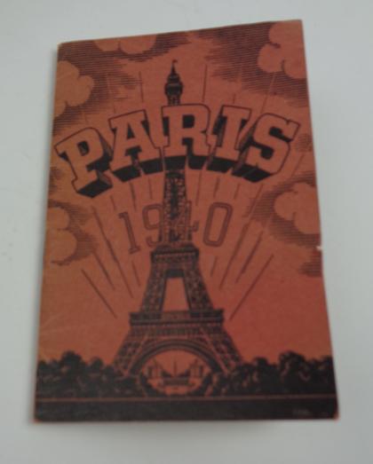 Small Wehrmacht Paris Guide with City Map