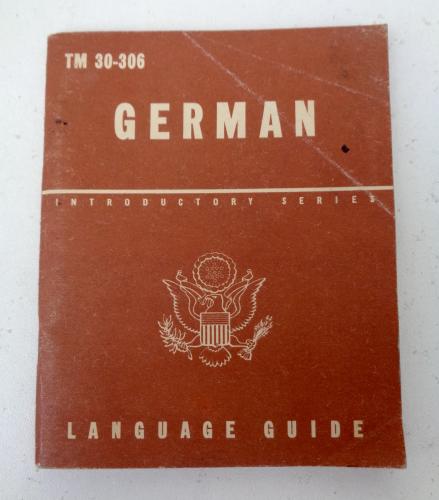 US WW2 Language Guide English/German