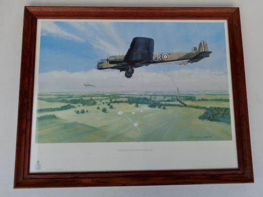 British Wartime Print of Nr1 Parachute Training School