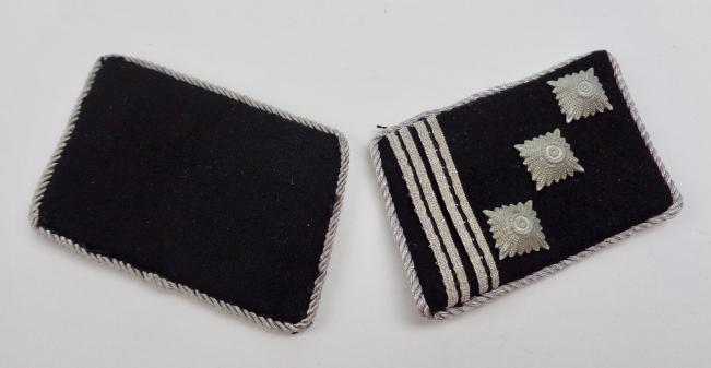 SS/SD Hauptsturmfuhrer Collar Tabs