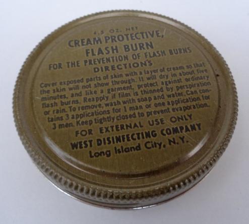 US WW2 Flash-Burn Cream