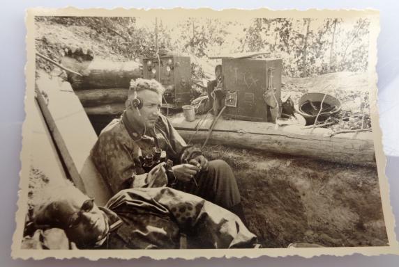 WaffenSS Photograph Totenkopf Standarte