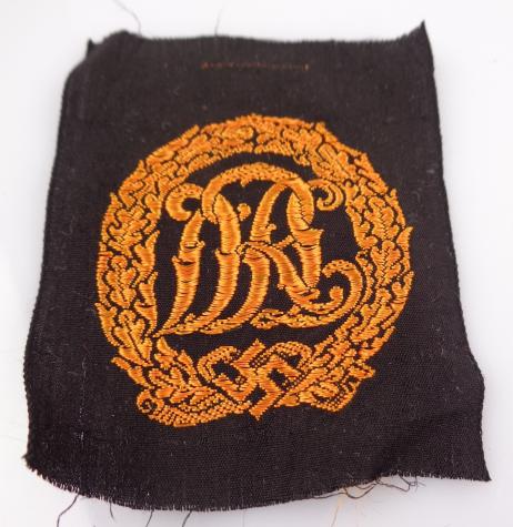 DRL Deutsches Reich Leibübungen Sport cloth Badge