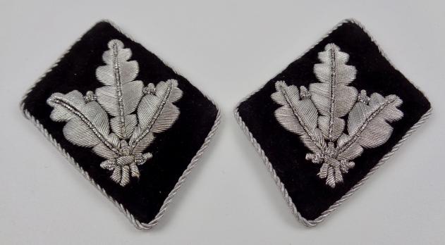 WaffenSS Brigadefuhrer Collar Tabs