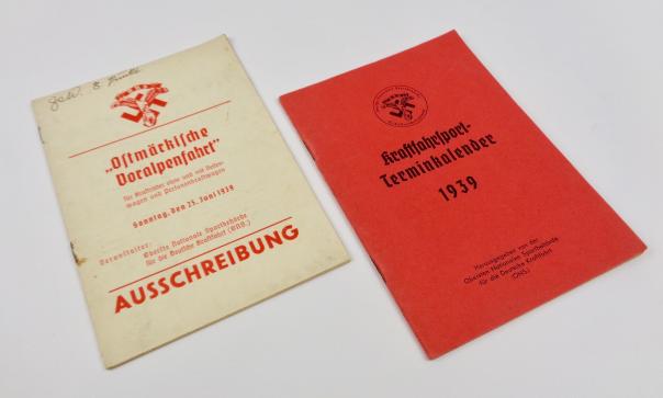 2 Booklets Kraftfahrsport 1939 (Race Sport)