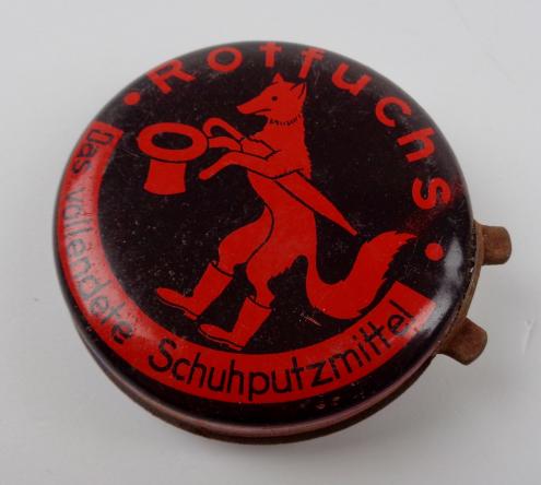 German WW2 era Shoe Polish Can