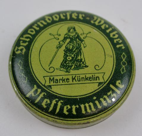 German Wartime metal Mints Can