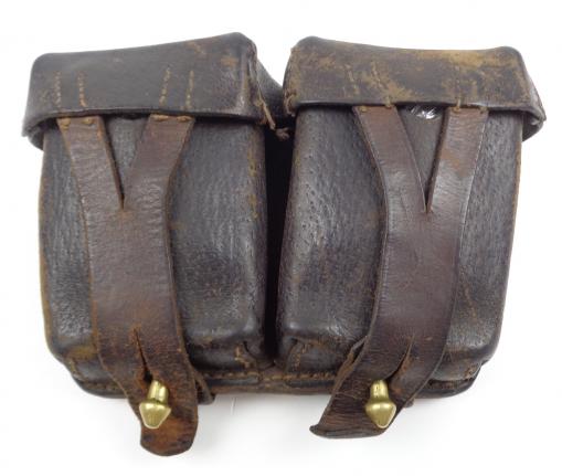 Russian WW2 Leather Nagant rifle ammo pouch