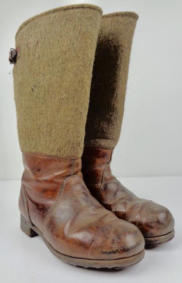 Wehrmacht winter felt/leather Boots