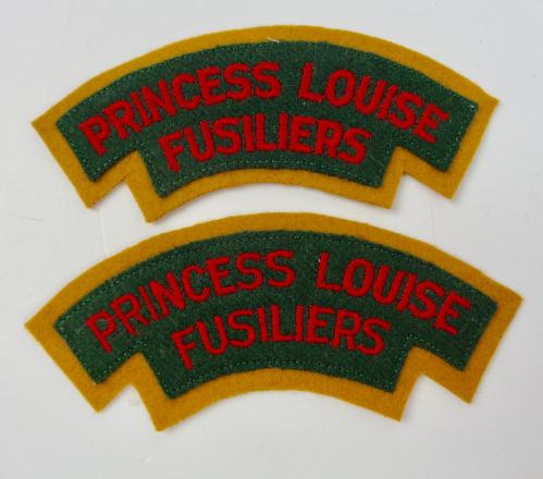 Canadian Shoulder Patches Princess Louise Fusiliers