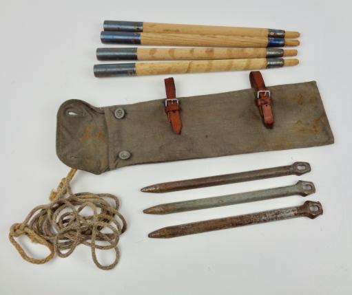 Wehrmacht Tentpoles and Peg's in Pouch