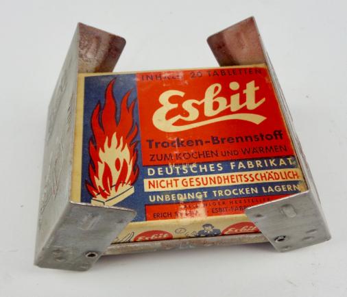 Wehrmacht Esbit Cooker with original Fuel Blok