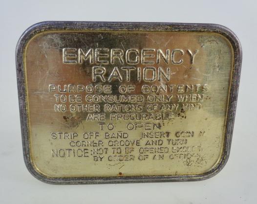 British WW2 Emercency Ration Tin