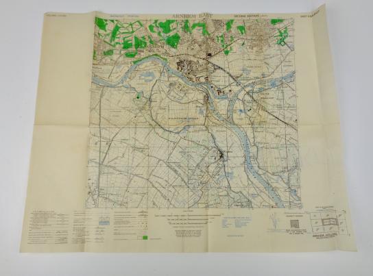 British WW2 Military Roadmap Arnhem