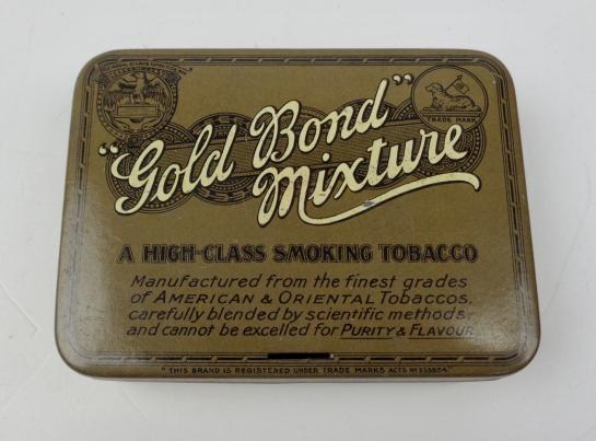 British WW2 era metal Tabacco Can